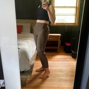 12th Tribe x The Salty Blonde Collective cropped plaid pants